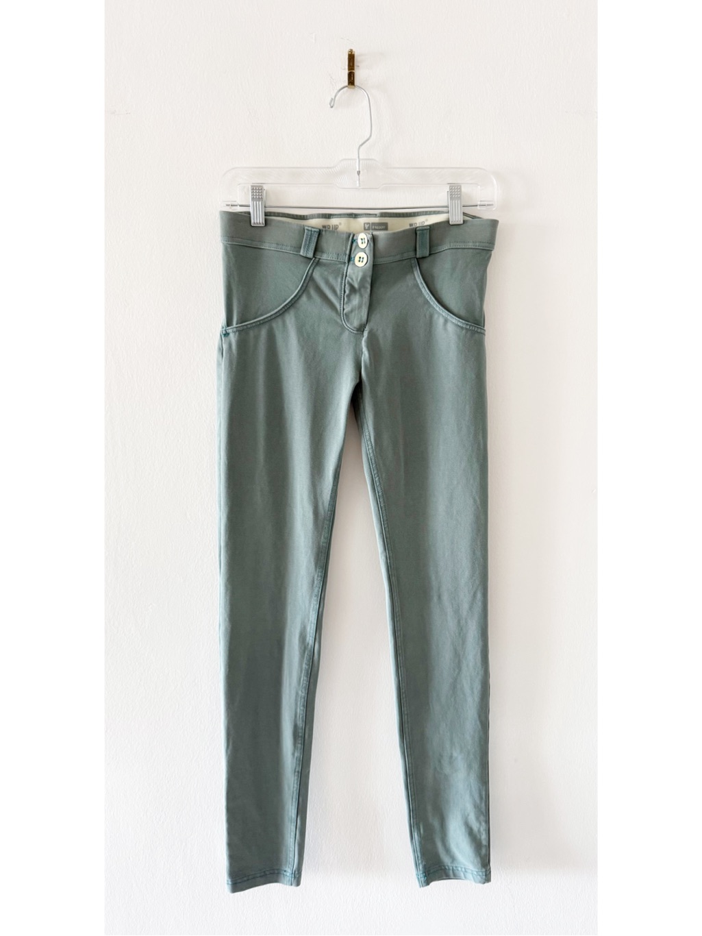 Freddy Wr.Up Green-Gray Shaping Push Up Pants Size Small (S)